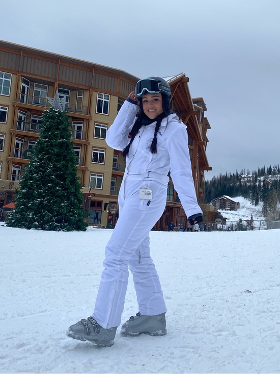 Jackets & Blazers - White Women's Insulated Ski Jacket